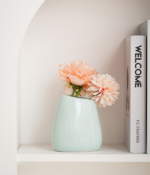 Modern Ceramic Vase Set (3-Piece): Minimalist Home Decor for Living Room Flower Arrangements (Blue) | Other Styles Available in Store - Image 5