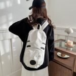 Cute Dog Face Backpack for Kids & Teens â€“ White Cartoon Animal School Bag with Long Ears, Large Capacity Daypack for Girls and Boys (White) - Image 6