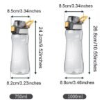 Portable Sport Water Bottle with Handle â€“ Large Capacity Fitness Water Bottle for Gym, Hiking, Cycling, Outdoor Use â€“ BPA-Free & Leak-Proof (Green,1000ml) - Image 6