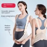 Maternity Belly Support Band for Waist 106-120cm â€“ Adjustable Prenatal Abdominal Brace with Breathable Mesh Fabric and Heart-Shaped Cushion Pad, Lightweight Pregnancy Waist Belt for Daily Comfort (Pink,XXL) - Image 5