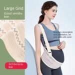 Maternity Belly Support Band for Waist 106-120cm â€“ Adjustable Prenatal Abdominal Brace with Breathable Mesh Fabric and Heart-Shaped Cushion Pad, Lightweight Pregnancy Waist Belt for Daily Comfort (Pink,XXL) - Image 6