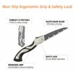 Heavy-Duty 5-Piece Gardening Tool Set - 3 Pruning Shears & 2 Folding Saws, Stainless Steel Blades, Ergonomic Handles, Compact Storage - Ideal for Trees, Shrubs, Camping, and Gift-Giving - Image 3