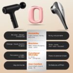 Portable Heated Fascia Ring Massager with 5-Speed Vibration & USB-C Charging - Deep Tissue Muscle Relief for Neck, Back, and Shoulders (Pink) | Other Colors Available In-Store - Image 7