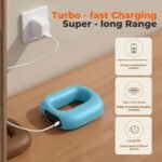 Portable Heated Fascia Ring Massager with 5-Speed Vibration & USB-C Charging - Deep Tissue Muscle Relief for Neck, Back, and Shoulders (Blue) | Other Colors Available In-Store - Image 6