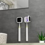 Portable UV-C Toothbrush Sterilizer with Auto-Disinfection & Heating - Magnetic Wall Mountable Brush Cover for Home and Travel (White) | Other Colors Available In-Store - Image 8