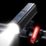 Ultra-Bright 1200 Lumen Bike Light Set with USB Rechargeable Headlight & Tail Light â€“ IP65 Waterproof Cycling Lamp for Night Riding (Black)