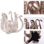 Multi-Functional Octopus Sculpture - Decorative Resin Cup Holder & Jewelry Organizer, Unique Home Accent for Living Room, Office, or Desk (Bronze) - Image 6