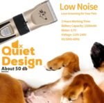 pet products Pet products Professional Rechargeable Cordless Dogs Cats Horse Grooming Clippers - Professional Pet Hair Clippers with Comb Guides for Dogs Cats Horses and Other House Animals Pet Grooming Kit - Image 5