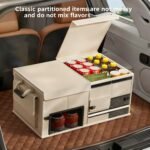Foldable Car Trunk Organiser, 30L/60L Large Capacity Storage Box for Auto Boot, Multi-functional Cargo Container(60L,black) - Image 4