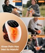 Cordless 360Â° Knee Massager: 3 Intensity Levels, Comfortable Wrap Design for Athletes, Seniors & Active Adults - Image 4