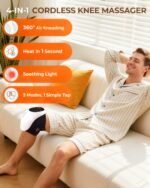 Cordless 360Â° Knee Massager: 3 Intensity Levels, Comfortable Wrap Design for Athletes, Seniors & Active Adults - Image 7
