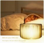 Christmas giftsRechargeable LED Book Night Light: Creative Folding Wooden Lamp with Magnetic Design for Bedrooms & Gifting(Maple Leaf White,S) - Image 5