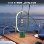 Green Magnetic Balance LED Table Lamp: USB-Powered, Dimmable Eye-Care Light with Award-Winning Design for Australian Homes & Offices - Image 5