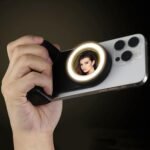 Magnetic Phone Camera Grip with Fill Light & Remote: Stable Shooting Holder for iPhone/Android â€“ Ideal for Vlog, Selfie & Photography