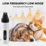 Pet products Silent Groom Pro Nail Grinder, 2025 New Dog Nail Trimmer, USB Rechargeable Pet Nail Grinder, Dog Nail Trimmers, Pet Paws Grooming Smoothing Tool - Image 2