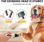 Pet products Silent Groom Pro Nail Grinder, 2025 New Dog Nail Trimmer, USB Rechargeable Pet Nail Grinder, Dog Nail Trimmers, Pet Paws Grooming Smoothing Tool - Image 3