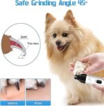 Pet products Silent Groom Pro Nail Grinder, 2025 New Dog Nail Trimmer, USB Rechargeable Pet Nail Grinder, Dog Nail Trimmers, Pet Paws Grooming Smoothing Tool - Image 4