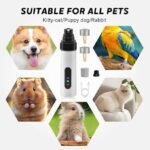 Pet products Silent Groom Pro Nail Grinder, 2025 New Dog Nail Trimmer, USB Rechargeable Pet Nail Grinder, Dog Nail Trimmers, Pet Paws Grooming Smoothing Tool - Image 5