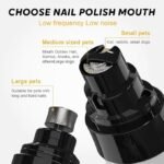 Pet products Silent Groom Pro Nail Grinder, 2025 New Dog Nail Trimmer, USB Rechargeable Pet Nail Grinder, Dog Nail Trimmers, Pet Paws Grooming Smoothing Tool - Image 6