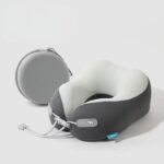 Cooling Memory Foam Neck Pillow for Travel-U-Shaped Ergonomic Travel Pillow for Adults,Flight Neck Pillow with Portable Case,Breathable Ice Silk Cover,Slow Rebound Support for Airplane,Car - Image 6