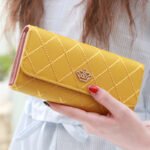 Christmas gift Women's Quilted Leather Wallet, Stylish Long Clutch with Heart Accent, for Cards & Cash Organizationï¼ˆpurpleï¼‰ - Image 7