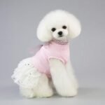 pet products Small Dog Dress Female Tiny Puppy Clothes Girl Tutu for Dogs Dresses Harness Birthday Apparelï¼ˆChest circumference42cm, back length30cm, neck circumference29cmï¼‰