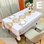 Waterproof Oilproof Washable Heat-Resistant PVC Tablecloth - 5 Patterns & Sizes for Home, Restaurant & Picnic Diningï¼ˆD,220*138ï¼‰ - Image 5
