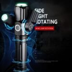 Rotatable Aluminium Alloy Bike Flashlight: USB Rechargeable, 500m Range, 170g with Mount, Perfect for Aussie Night Riders - Image 3