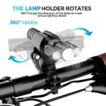 Rotatable Aluminium Alloy Bike Flashlight: USB Rechargeable, 500m Range, 170g with Mount, Perfect for Aussie Night Riders - Image 8