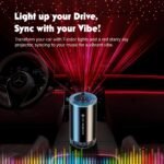 Smart Car Air Freshener with Starry Lights Projector: Automatic Aroma Diffuser, 3 Modes, Rechargeable for Car & Home - Image 4