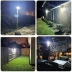 Solar Motion Sensor Outdoor Lights (2-Pack) with 288 LEDs & 2800LM: 270° Wide Angle, IP65 Waterproof, Remote-Controlled for Aussie Yards - Image 2