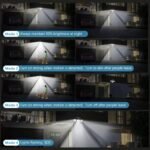 Solar Motion Sensor Outdoor Lights (2-Pack) with 288 LEDs & 2800LM: 270° Wide Angle, IP65 Waterproof, Remote-Controlled for Aussie Yards - Image 4