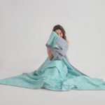 Christmas gifts for loved ones Aussie Summer Cooling Quilt - 4 Sizes, Breathable, Lightweight & Skin-Friendly for Refreshing Sleep All Season(light green,180cm*200cm)