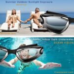 Pink Swim Goggles Set with Cap, Nose Clip, Earplugs & Case: Anti-Fog UV Protection for Men & Women - Image 5