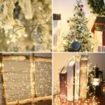 900 LED Warm White USB Fairy String Lights with Remote, 30m Black Wire, IP44 Waterproof 8-Mode Twinkle Lights with Timer for Christmas Bedroom Wreath Decor - Image 6