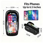 Waterproof Bike Frame Bag with Touchscreen Window: Hard Shell Bicycle Bag for Phone & Gear, Perfect for Aussie Riders - Image 6