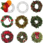 Metal Wreath Round Iron Ring For Christmas - Image 2