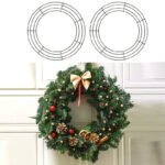 Metal Wreath Round Iron Ring For Christmas - Image 4