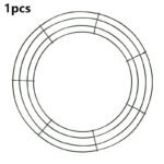Metal Wreath Round Iron Ring For Christmas - Image 7