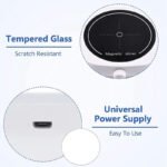 Mini Magnetic Stirrer 4000RPM Portable Mixer White - Image 4