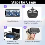 3D Vr Glasses With Smart Goggles For Smartphones - Image 4