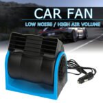 12V Adjustable Car Air Conditioning Fan Dual Speed - Image 4