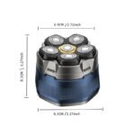 6D Electric Head And Face Shaver Rechargeable - Image 2