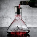 1500ML Iceberg Crystal Decanter Handmade Lead-Free Glass Wine