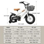 Kids Bike for Girls 3-7 Years with Basket