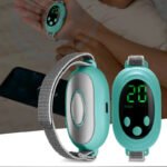 Microcurrent EMS Sleep Aid Device Palm Pulse Massager Blue - Image 3