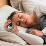 Microcurrent EMS Sleep Aid Device Palm Pulse Massager Blue - Image 6