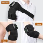 Cordless Heating Knee Pad With Massage Function - Black - Image 4