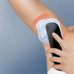 Rechargeable Handheld Massager With 4-Point Head(Blue) - Image 3