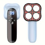Rechargeable Handheld Massager With 4-Point Head(Blue) - Image 5
